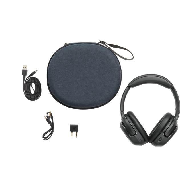 JBL Tour One - Black - Wireless over-ear noise cancelling headphones - Detailshot 1 image number null